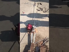 1Т портативная газовая лебедка для тяги и подъема кабелей