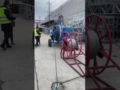 250kn Гидравлическое кабельное устройство для протяжения кабелей для строительства линий электропередач