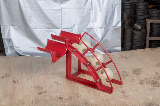 Купить B Series Heavy-Duty Cable Entrance Protection Roller for Underground Cable Pulling with 80-200mm Tube Diameter and 17-23kg Weight online manufacture