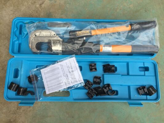 Купить 12-тонный гидравлический кабельный кремпер с вращающейся головой 180° и быстро меняющимися матрицами для ручной работы насоса online manufacture