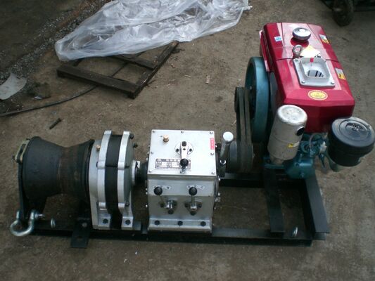 Купить 5-Ton Capacity Diesel Engine Powered Capstan Winch for High-Speed Cable Pulling and Lifting online manufacture