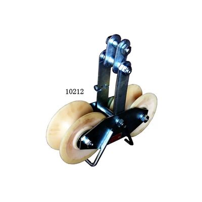 Купить Double Sheave Stringing Block with 25 KN Rated Load and MC Nylon or Aluminum Sheaves for Smooth Ball-Bearing Operation online manufacture