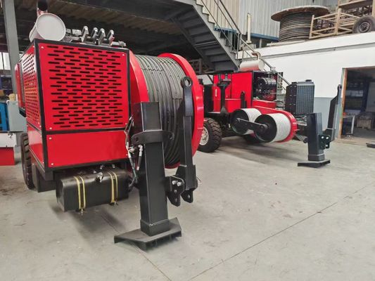 SA-YQ60 60KN Гидравлический кабельный тягач с дизельным двигателем для проводника стринга