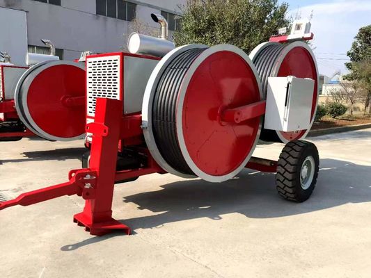 2x50KN Гидравлическое устройство для натяжения проволоки для натяжения двух проводников